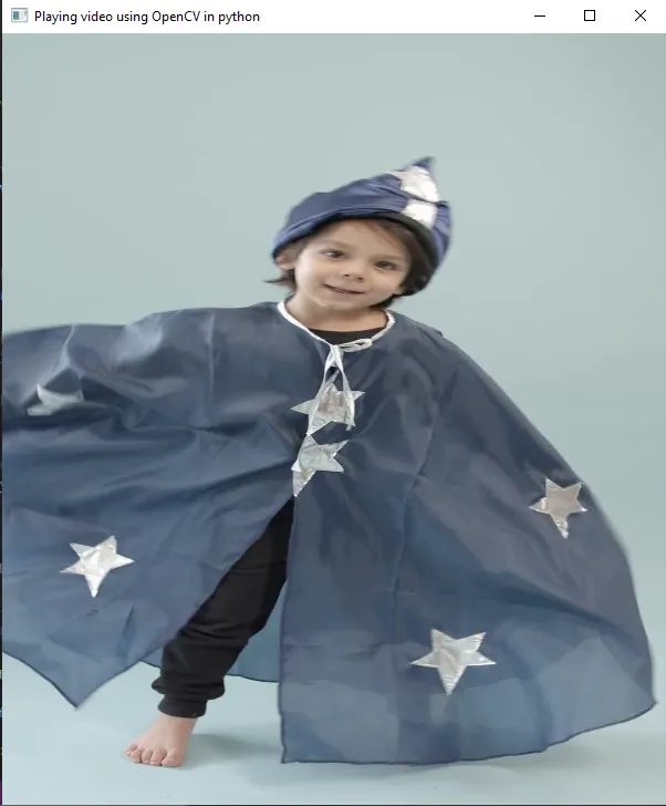 Play A Video In Python With OpenCV Module