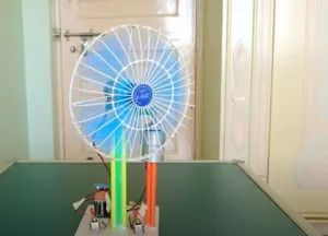 How To Make A DIY Revolving Table Fan