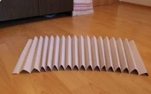 DIY Window Treatment Using Papercraft