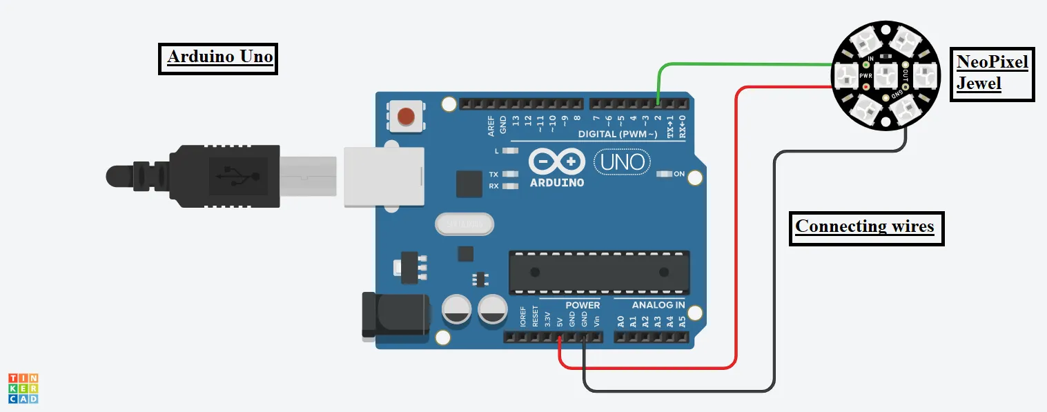NeoPixel Jewel With Arduino