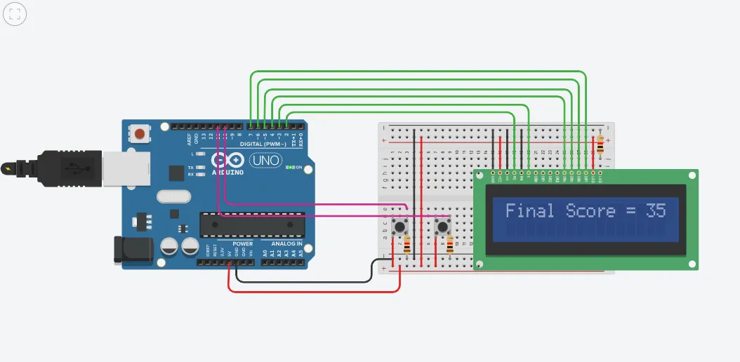 Math Test Using Arduino