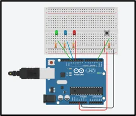 How To Blink LED Using A Button In Arduino