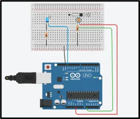 Photoresistor Sensor to glow LED using Arduino
