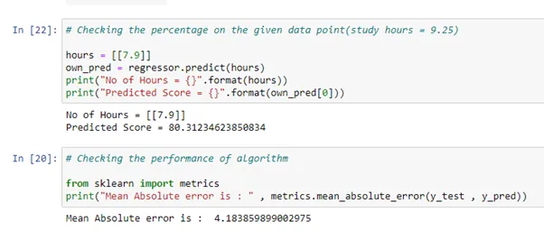 Predict The Percentages Of Students Using Python | Machine Learning