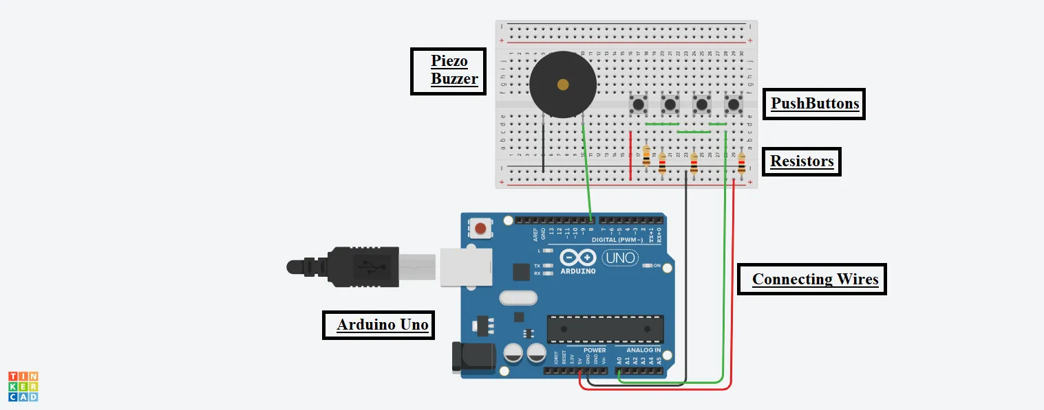 How To Make A Mini Musical Keyboard Using Arduino