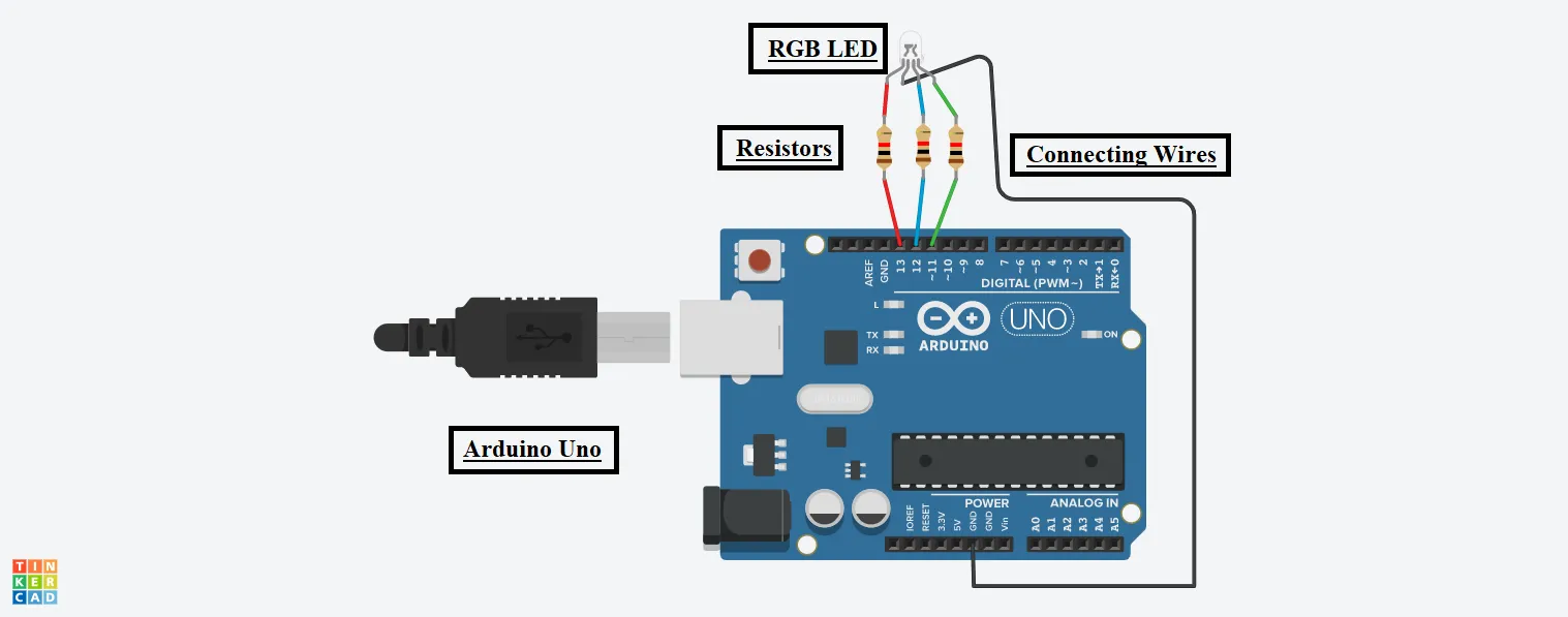 Program RGB LED Using Arduino | Arduino Project