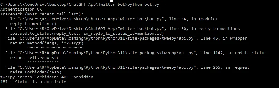 Build A Twitter Bot With Python Using ChatGPT: Automatically Reply To Mentions In Minutes