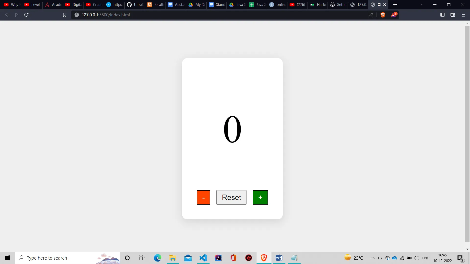 How To Make A Counter Using JavaScript
