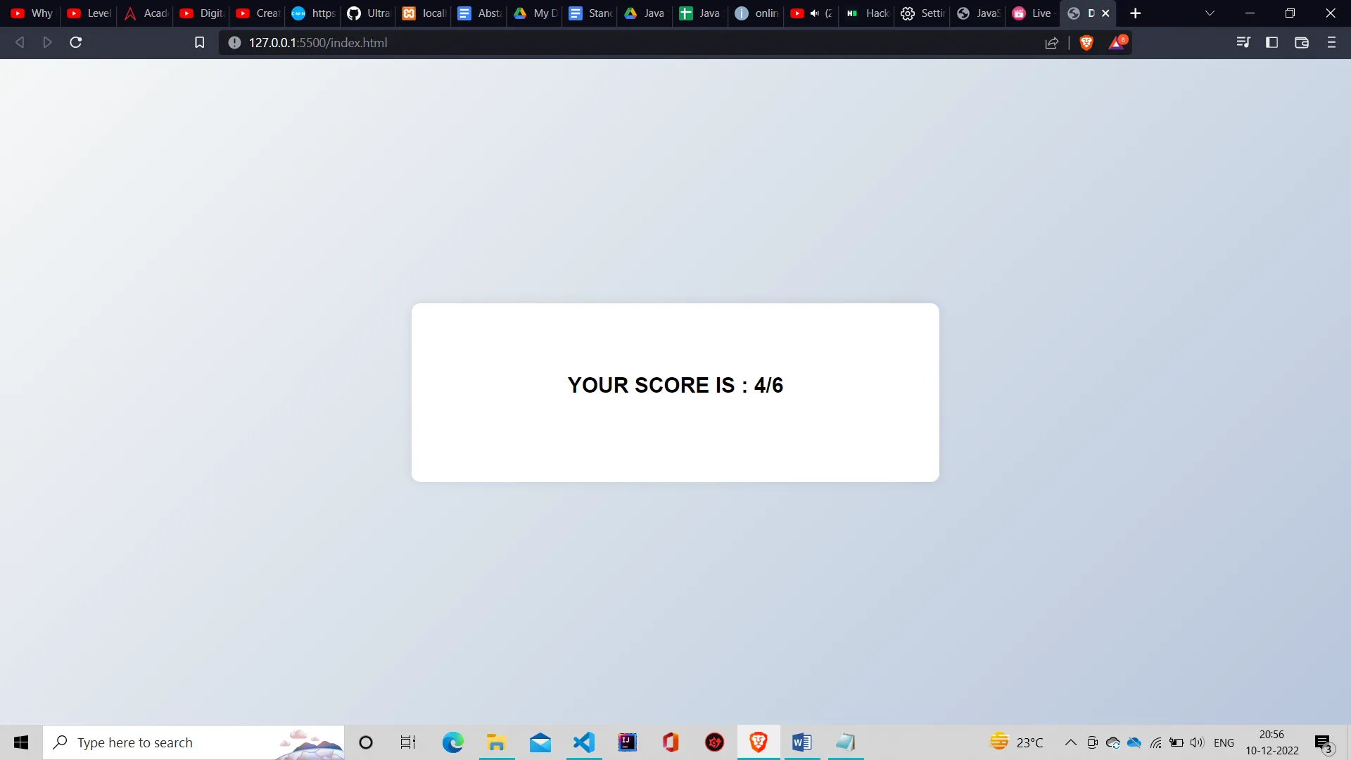 Quiz Maker Using JavaScript