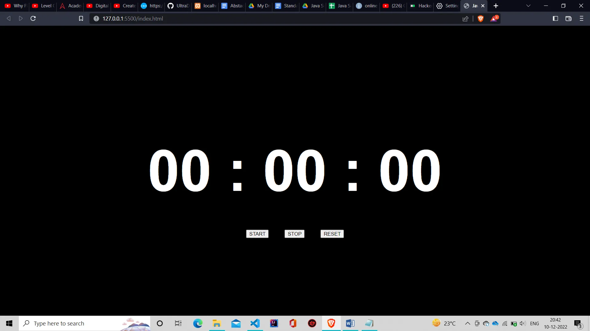 How To Build A Stopwatch Using JavaScript