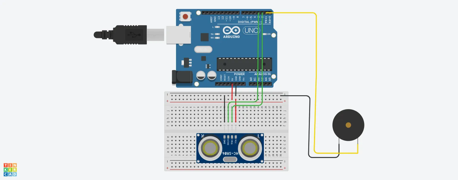 Water Tank Overflow Alarm System With Arduino