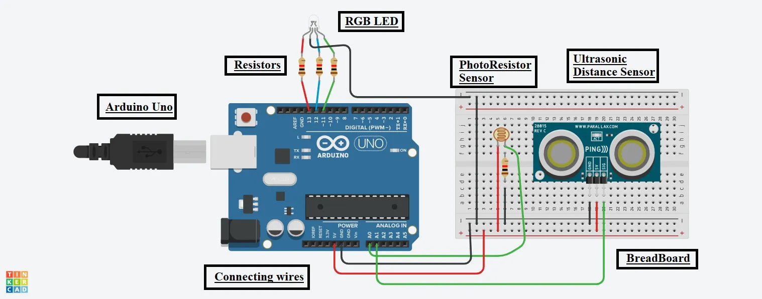 Automated Colorful Night Lamp With Arduino