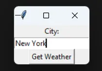 Weather App In Python