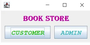 Bookstore Management System Java Project